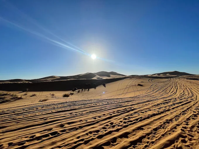 Desert landscape in Morocco