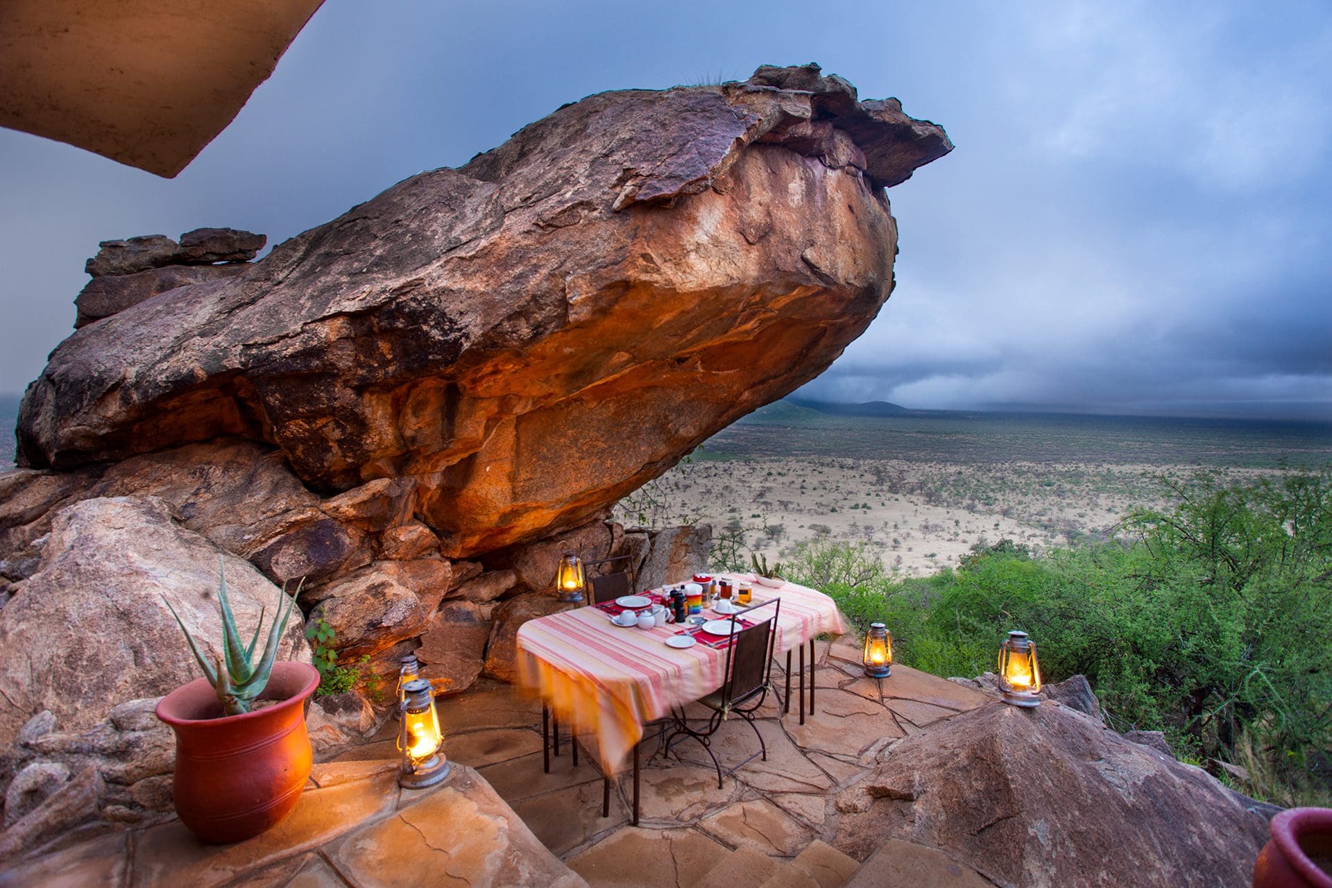 Samburu safari landscape with wildlife and scenic views in Kenya